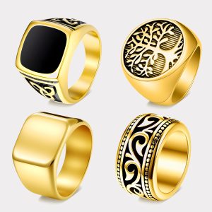 Wholesale stainless steel skull rings