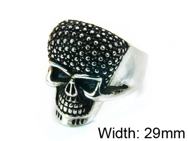stainless steel skull rings