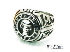 stainless steel skull rings wholesale
